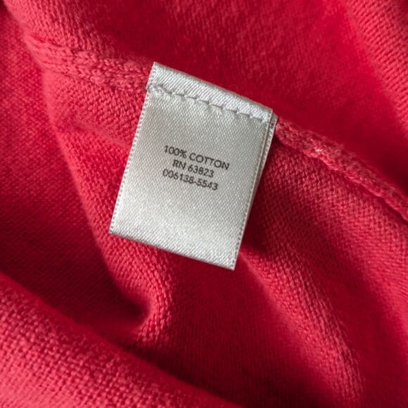 CJ Banks Sweater Pink Button Down‎ 3/4 Sleeve Size X (14) Knit Cardigan - Picture 7 of 9